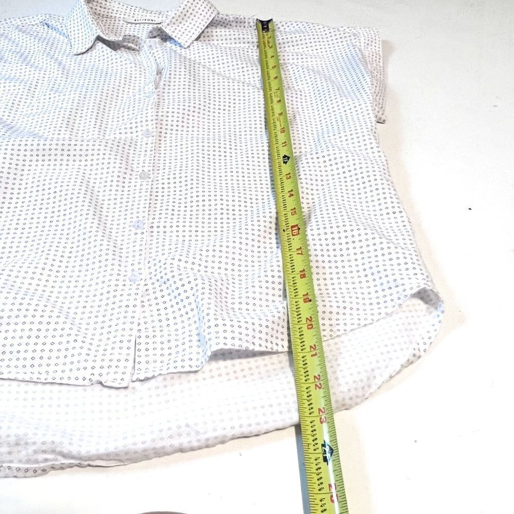 Ellison Print Cotton Short Sleeve Button Up Shirt - Picture 7 of 9